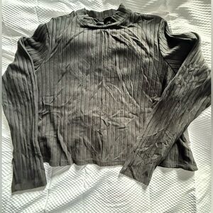 Old Navy Long-Sleeve Ribbed Crop